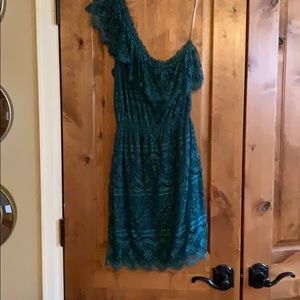 Chelsea & Violet lace one shoulder dress!